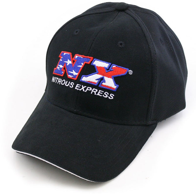 Nitrous Express BLACK HAT WITH FLAG NX LOGO NX-16581