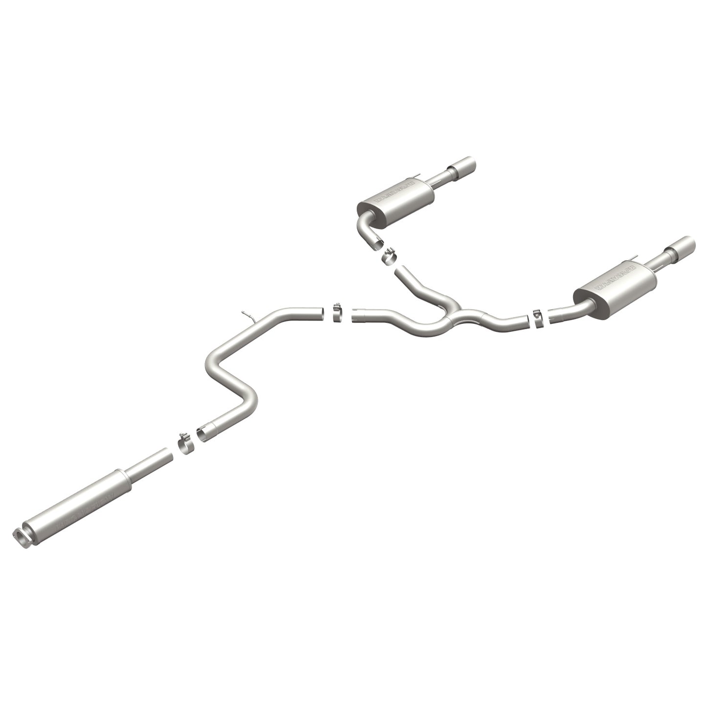 MagnaFlow Street Series Cat-Back Performance Exhaust System 16729 MAGNAFLOW-16729