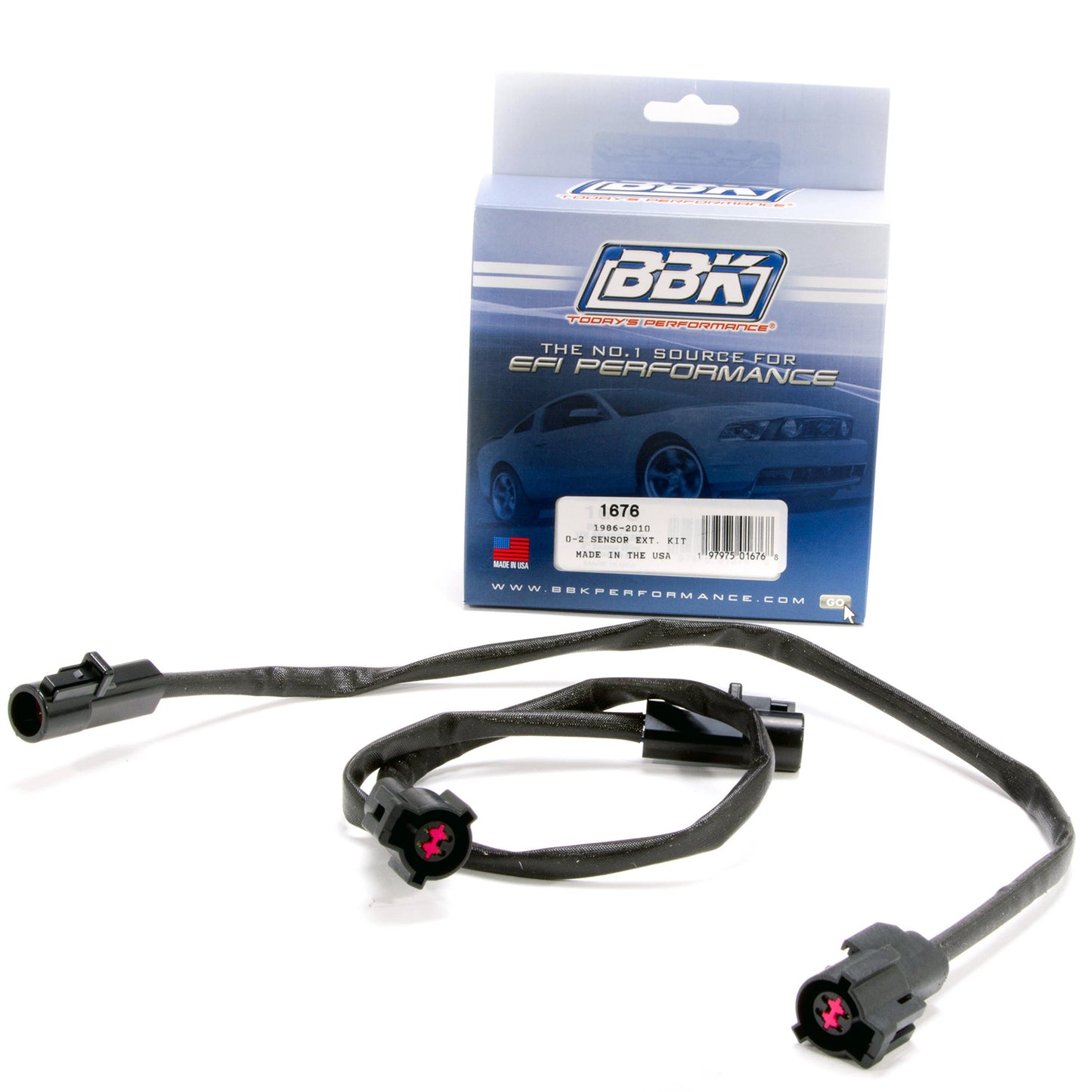 BBK FORDBBK O2 SENSOR 4 WIRE O2 HARNESS EXTENSIONS (2) (PAIR) 1676