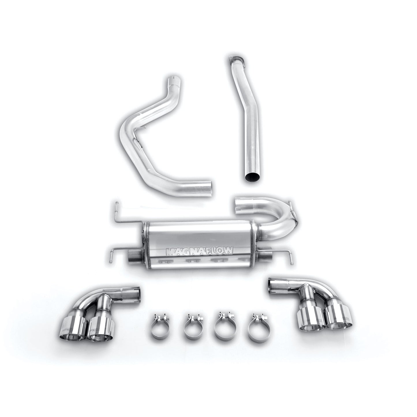 MagnaFlow 2008-2014 Subaru Impreza Street Series Cat-Back Performance Exhaust System MAGNAFLOW-16824