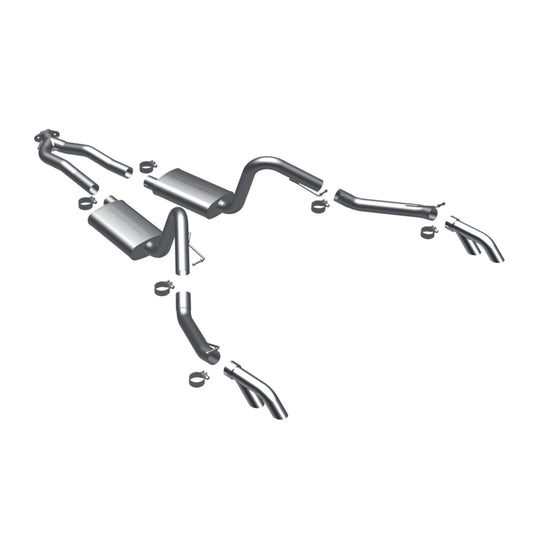MagnaFlow 1975-1981 Pontiac Firebird Street Series Cat-Back Performance Exhaust System MAGNAFLOW-16830