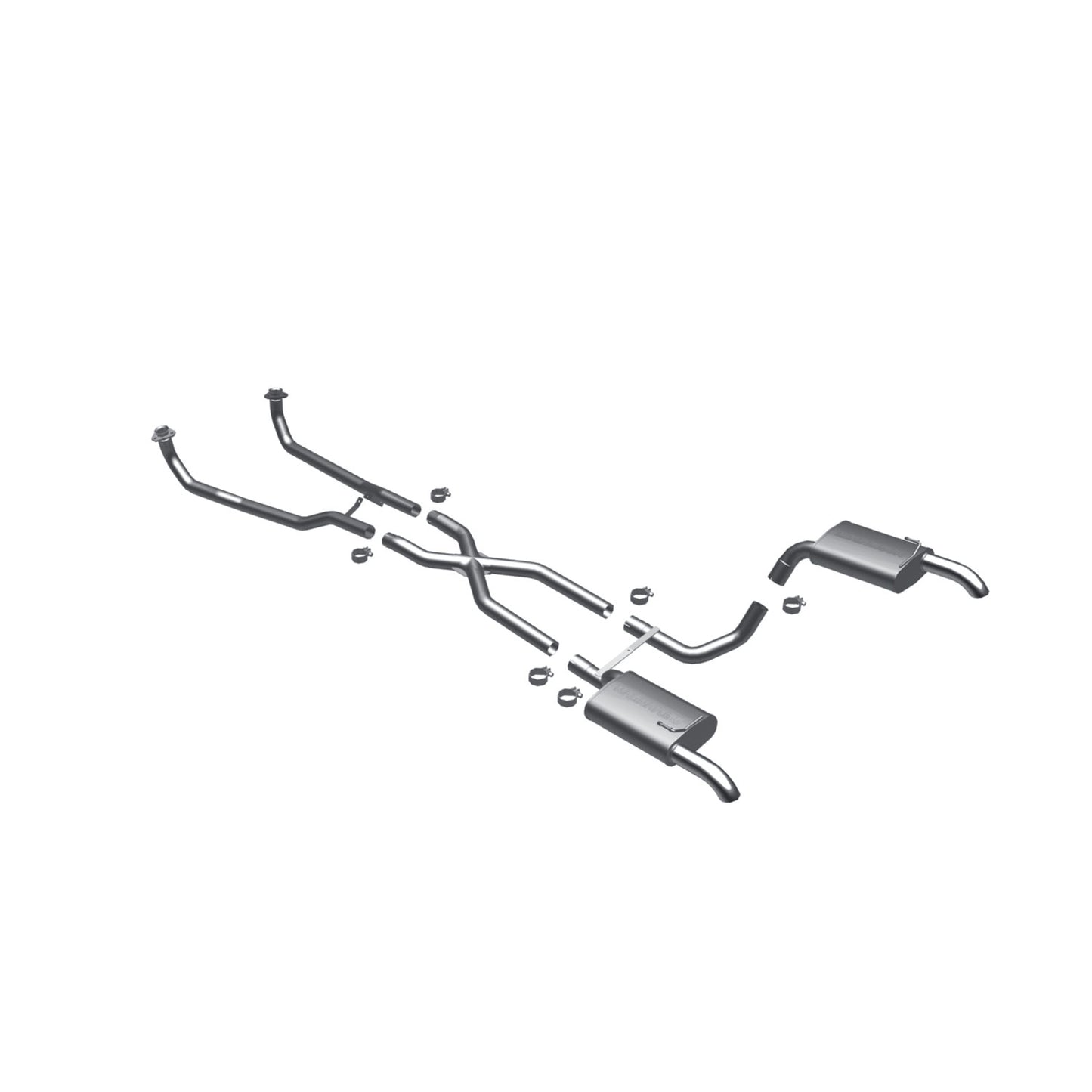 MagnaFlow 1968-1973 Chevrolet Corvette Street Series Crossmember-Back Performance Exhaust System MAGNAFLOW-16842