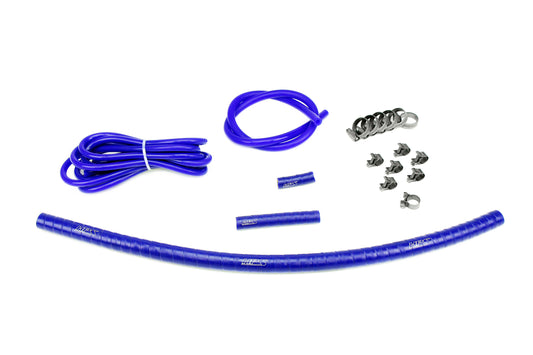 HPS Performance High Temp. And Oil Resistant Silicone Replaces Rubber Vacuum And Breather Hose 57-2013-BLUE