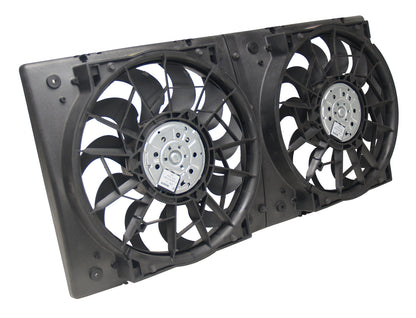 Derale High Output Dual 12" Electric RAD Fan/Plastic Shroud Kit 16928