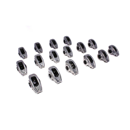COMP Cams High Energy Aluminum 1.6 Ratio Roller Rocker Set for SBC 265-400 w/ 7/16" Stud COMP-17005-16