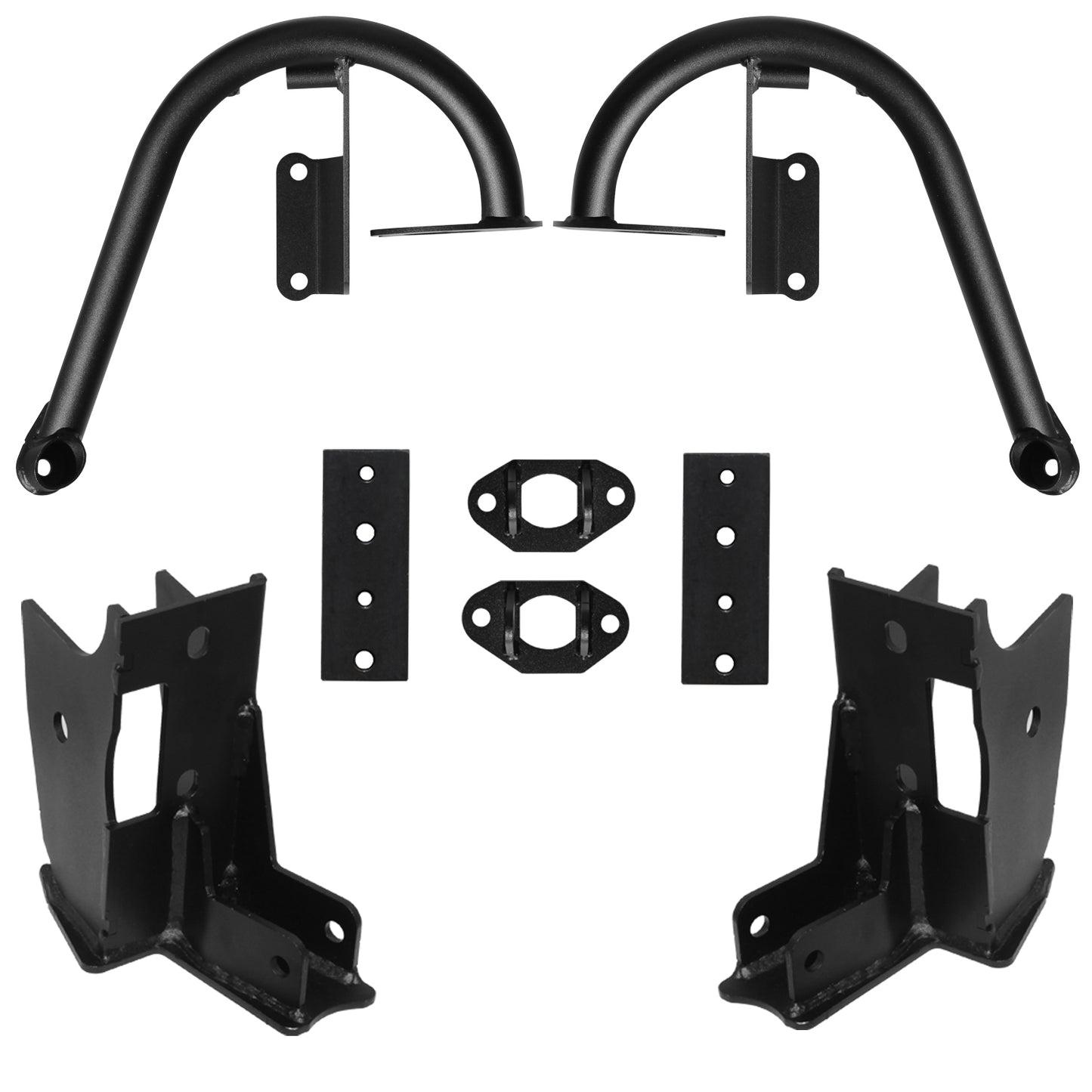 Raptor Series RSO Front and Rear 2.5 Coilover Shock Conversion Mounting Brackets 2-4in Lift 170107-411202