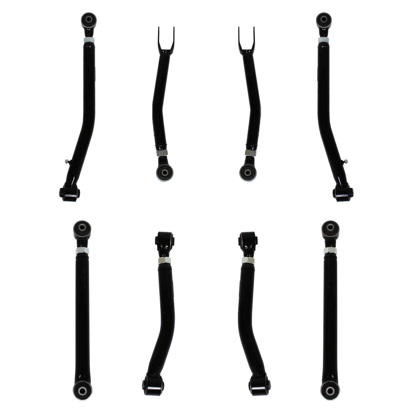 Raptor Series RSO Front and Rear Control Arms Complete Set 0-4.5in Lift for Wrangler JL/JLU 170118-440300