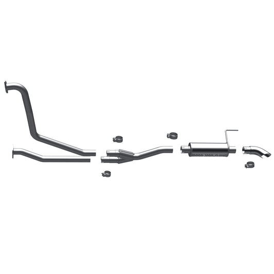 MagnaFlow 2007-2015 Nissan Titan Off-Road Pro Series Cat-Back Performance Exhaust System MAGNAFLOW-17109
