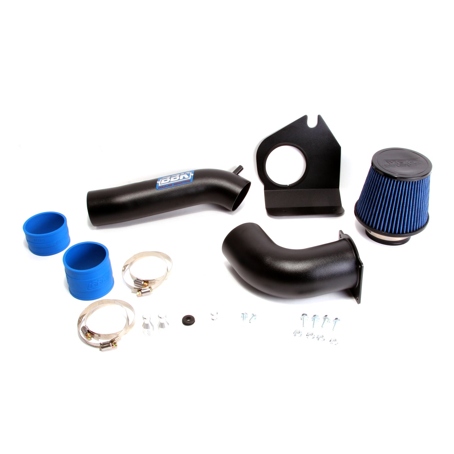 BBK MUSTANG 3.8L V6 COLD AIR INTAKE - FENDERWELL STYLE (BLACKOUT) 17195