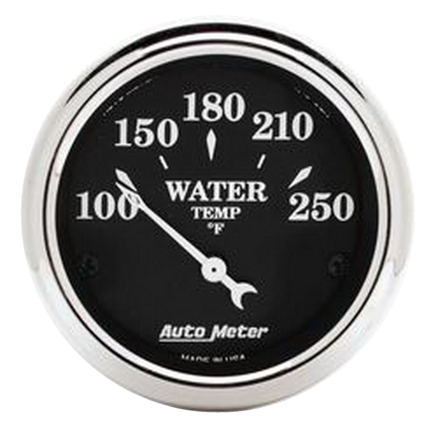 AutoMeter 2-1/16 in. WATER TEMPERATURE 100-250 Fahrenheit OLD TYME BLACK 1737