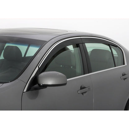 Auto Ventshade 794031 Ventvisor Low Profile Side Window Deflector With Chrome Trim 4-pc Set For 2019-2022 Cadillac XT4