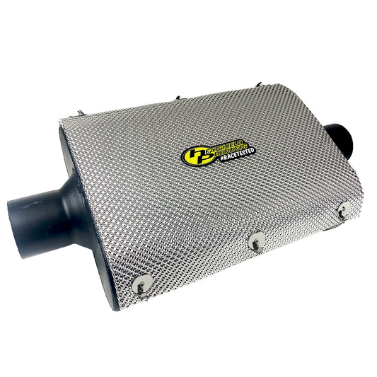 Heatshield Products Reduces heat up to 7%, Works on OEM and aftermarket mufflers, Easy to install 177112