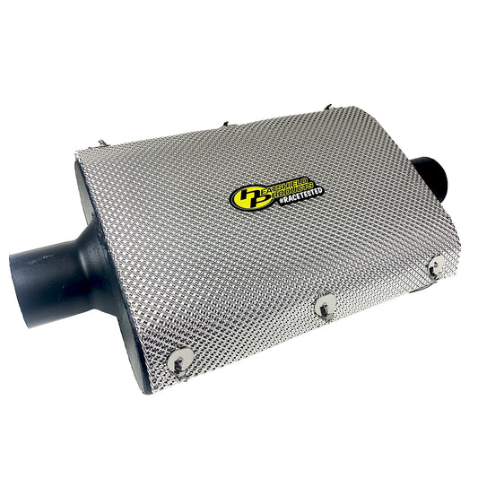Heatshield Products Reduces heat up to 7%, Works on OEM and aftermarket mufflers, Easy to install 177111