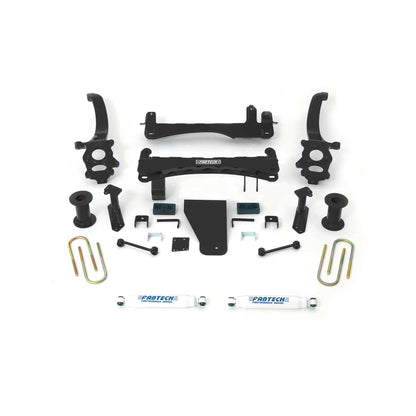 Fabtech 6" BASIC SYS W/PERF SHKS 2018-21 NISSAN TITAN 4WD K6012