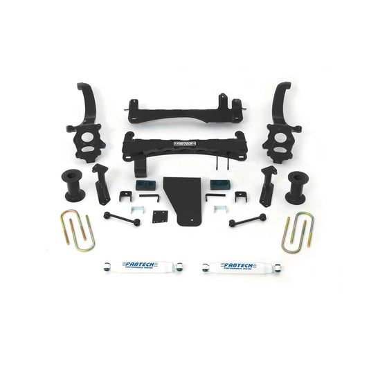 Fabtech 6" BASIC SYS W/PERF SHKS 2018-21 NISSAN TITAN 4WD K6012