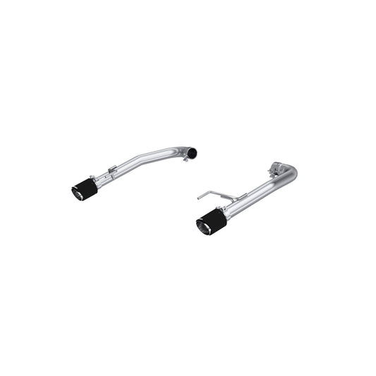 MBRP Exhaust 2 1/2in. Axle Back Kit; T304 with Carbon Fiber Tips S72763CF