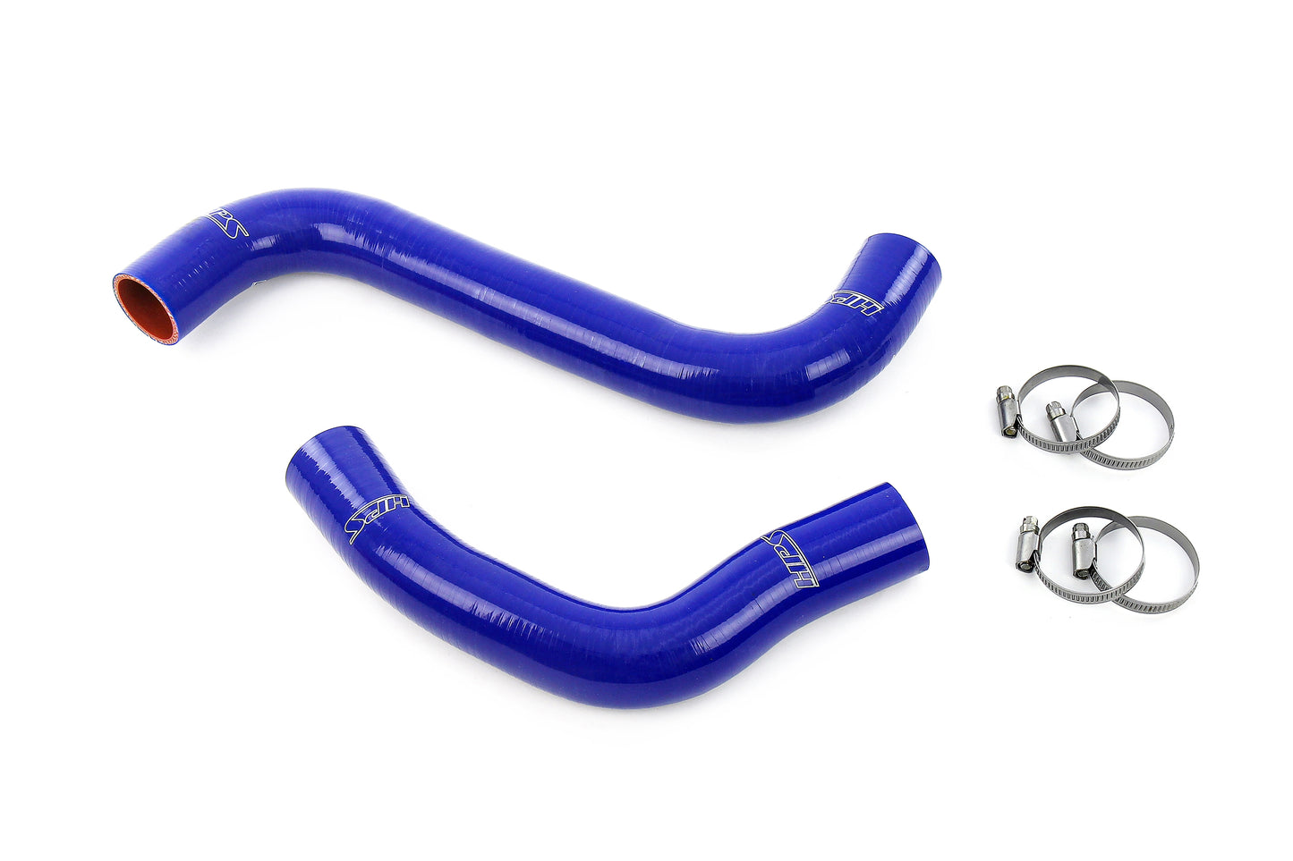 HPS Performance 3-ply Reinforced Silicone Replaces Rubber Radiator Coolant Hoses 57-2107-BLUE
