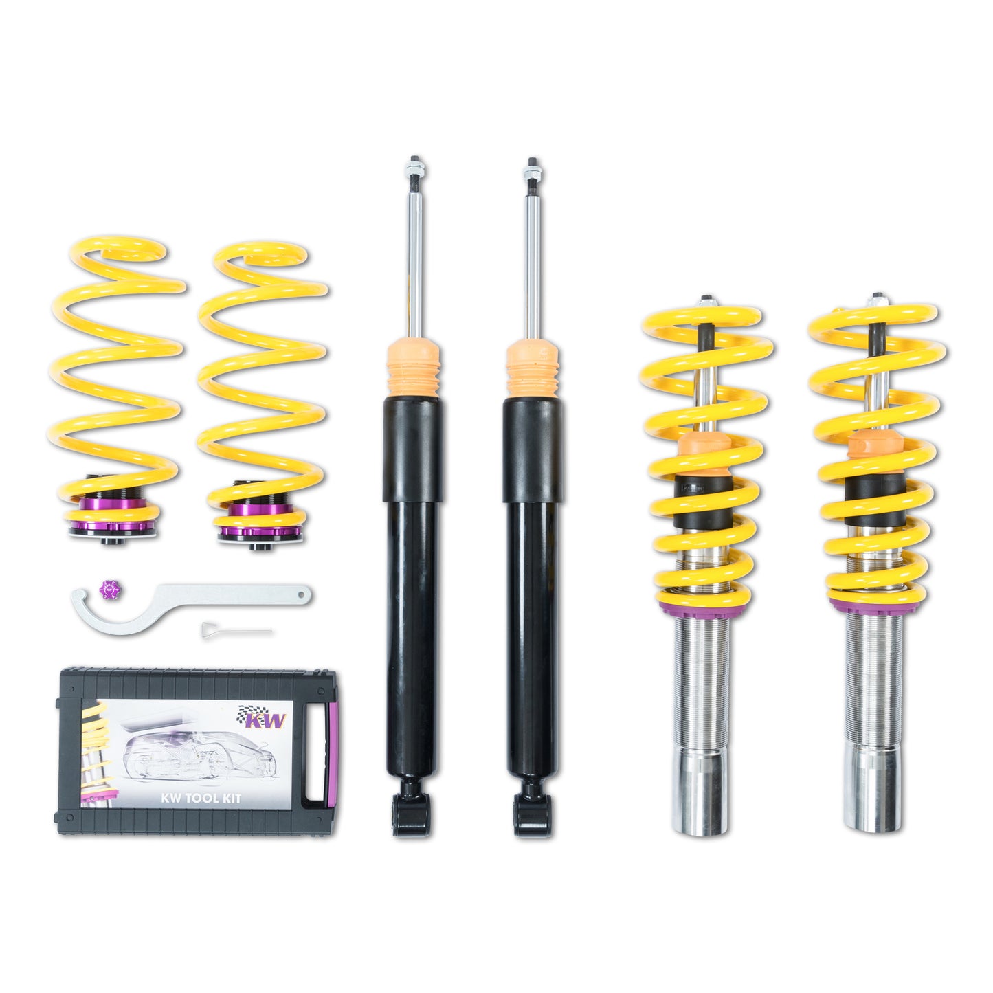 KW Suspensions 18010090 KW V2 Comfort Kit - Audi Q5 (8R) & SQ5 (8R); all models; all engines w/o electronic damping