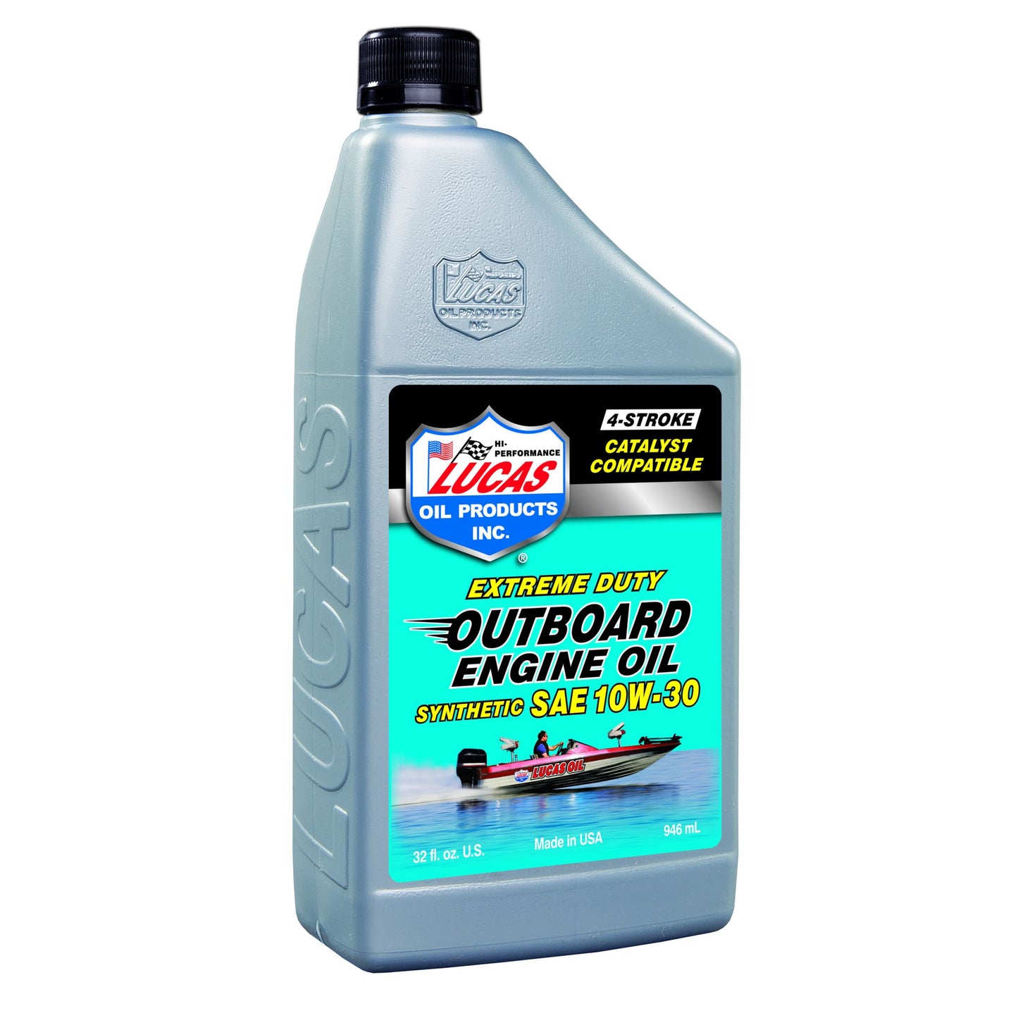 Lucas Oil Products Outboard Engine Oil Synthetic 10W-30 10661