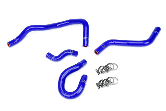 HPS Performance 3-ply Reinforced Silicone Replaces Rubber Heater Coolant And Water Bypass Hoses 57-1774-BLUE