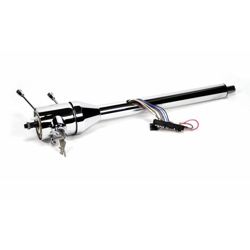IDIDIT Universal 32" Tilt Floor Shift w/Ignition; Chrome Plate 1520320020