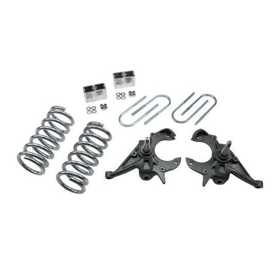 BELLTECH 780 LOWERING KITS Front And Rear Complete Kit W/O Shocks 1996-2003 Isuzu Hombre 4 cyl. (2WD) 3 in. F/3 in. R drop W/O Shocks