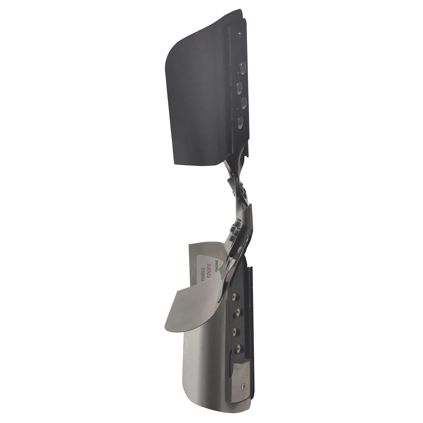 Derale 15" Heavy Duty Stainless Steel Standard Rotation Flex Fan, Black Hub 17015