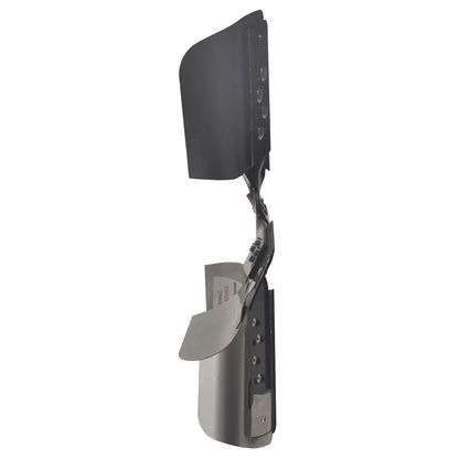 Derale 15" Heavy Duty Stainless Steel Standard Rotation Flex Fan, Black Hub 17015