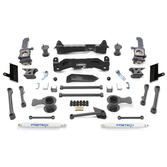 Fabtech 6" BASIC SYS W/PERF SHKS 2010-15 TOYOTA 4RUNNER 4WD K7059