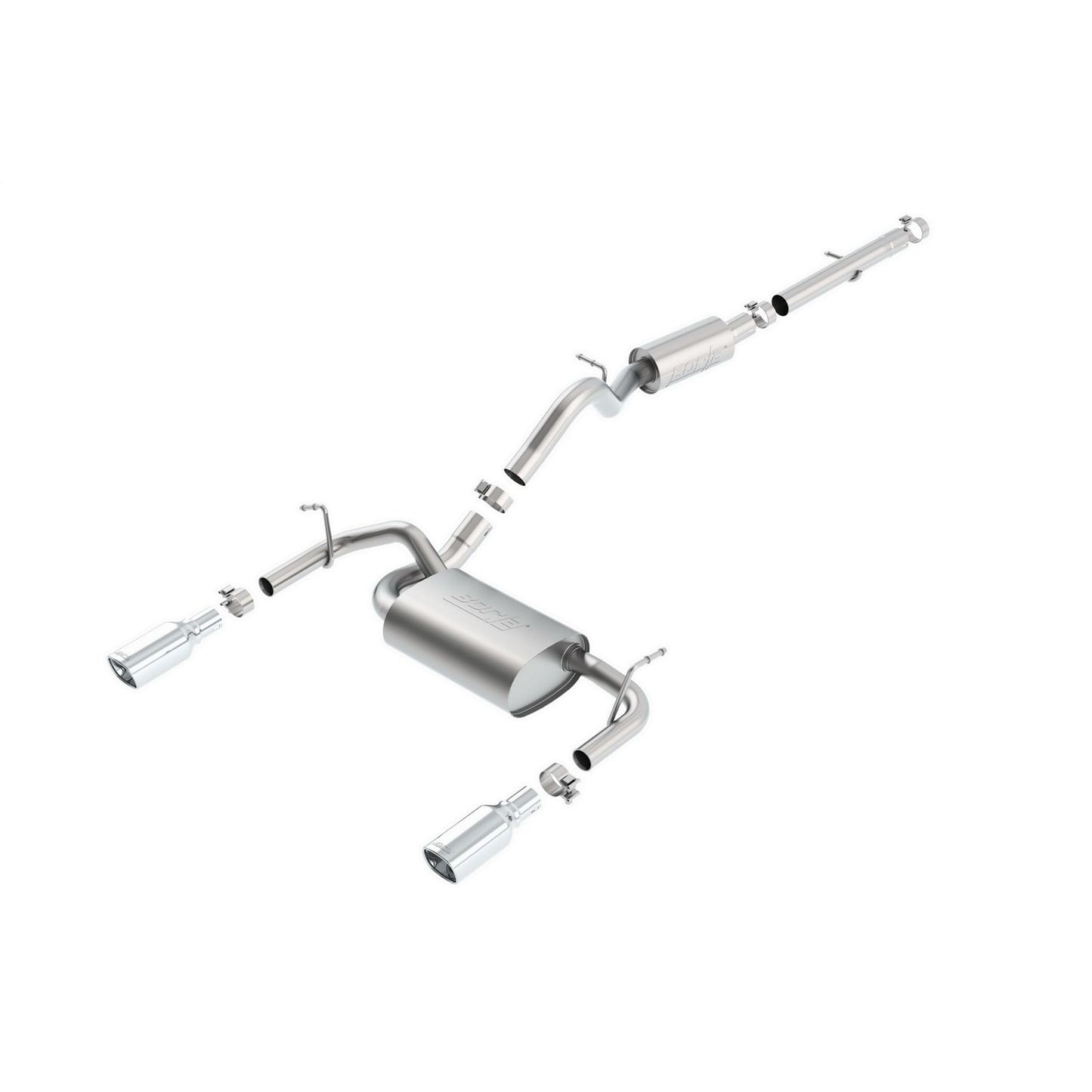 Borla 2012-2018 Jeep Wrangler JK Cat-Back Exhaust System Touring 140460