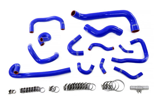 HPS Performance 3-ply Reinforced Silicone Radiator Heater And Ancillary Coolant Hoses 57-2135-BLUE
