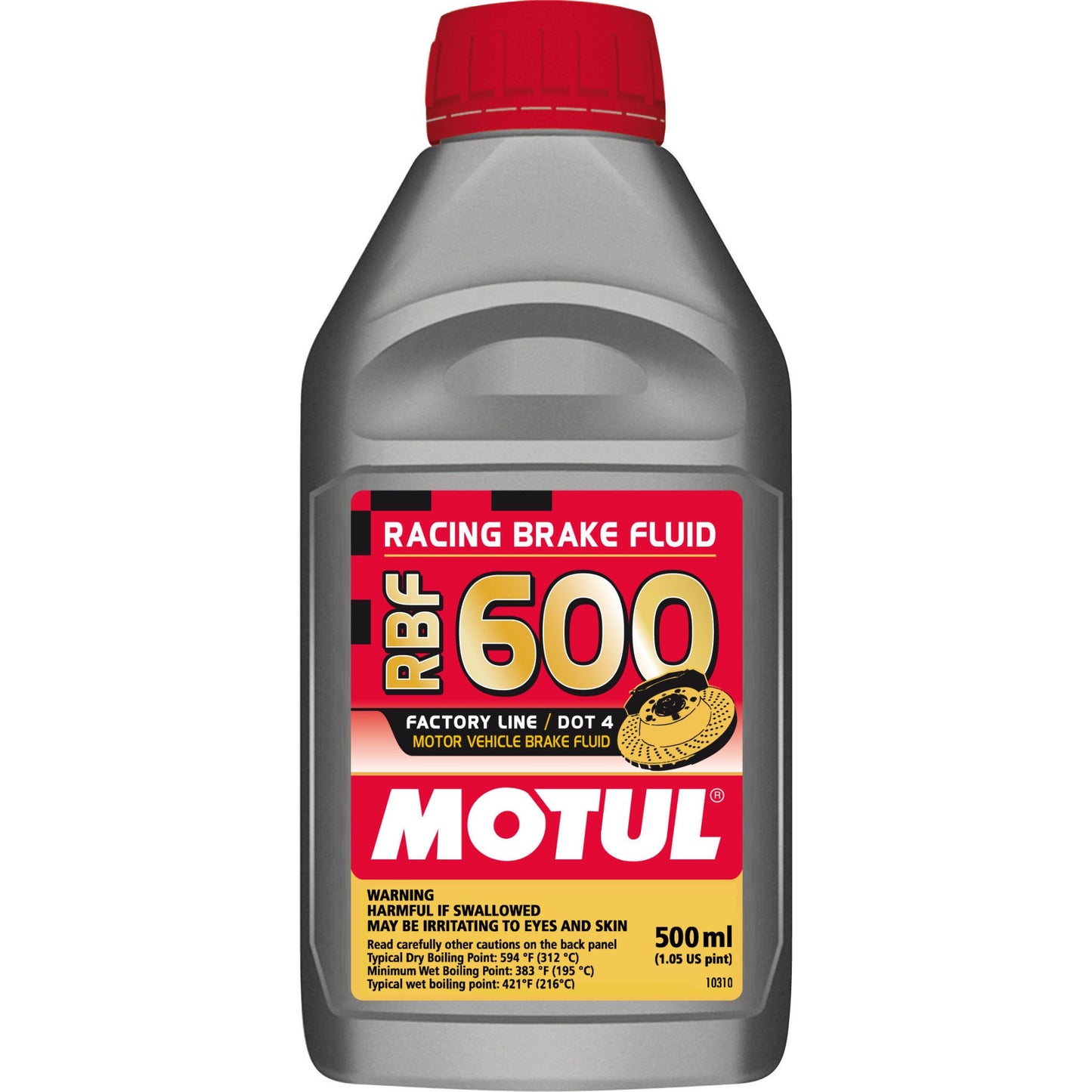 Motul RBF 600 FL - 0.500L AM - Fully Synthetic Racing Brake Fluid 100949
