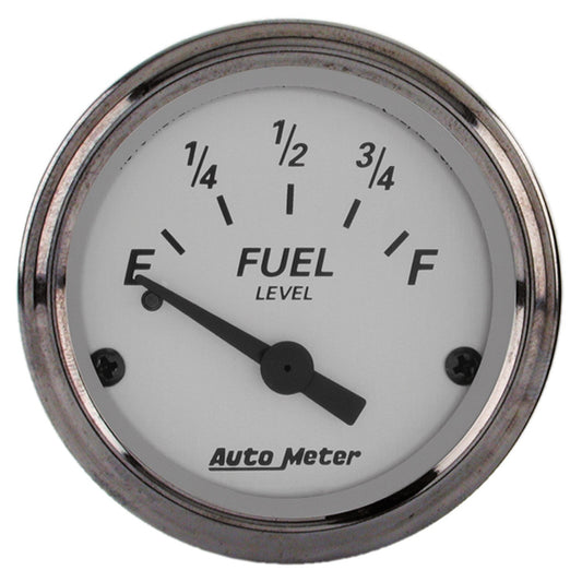 AutoMeter 2-1/16 in. FUEL LEVEL 0-90 O GM SILVER 1904