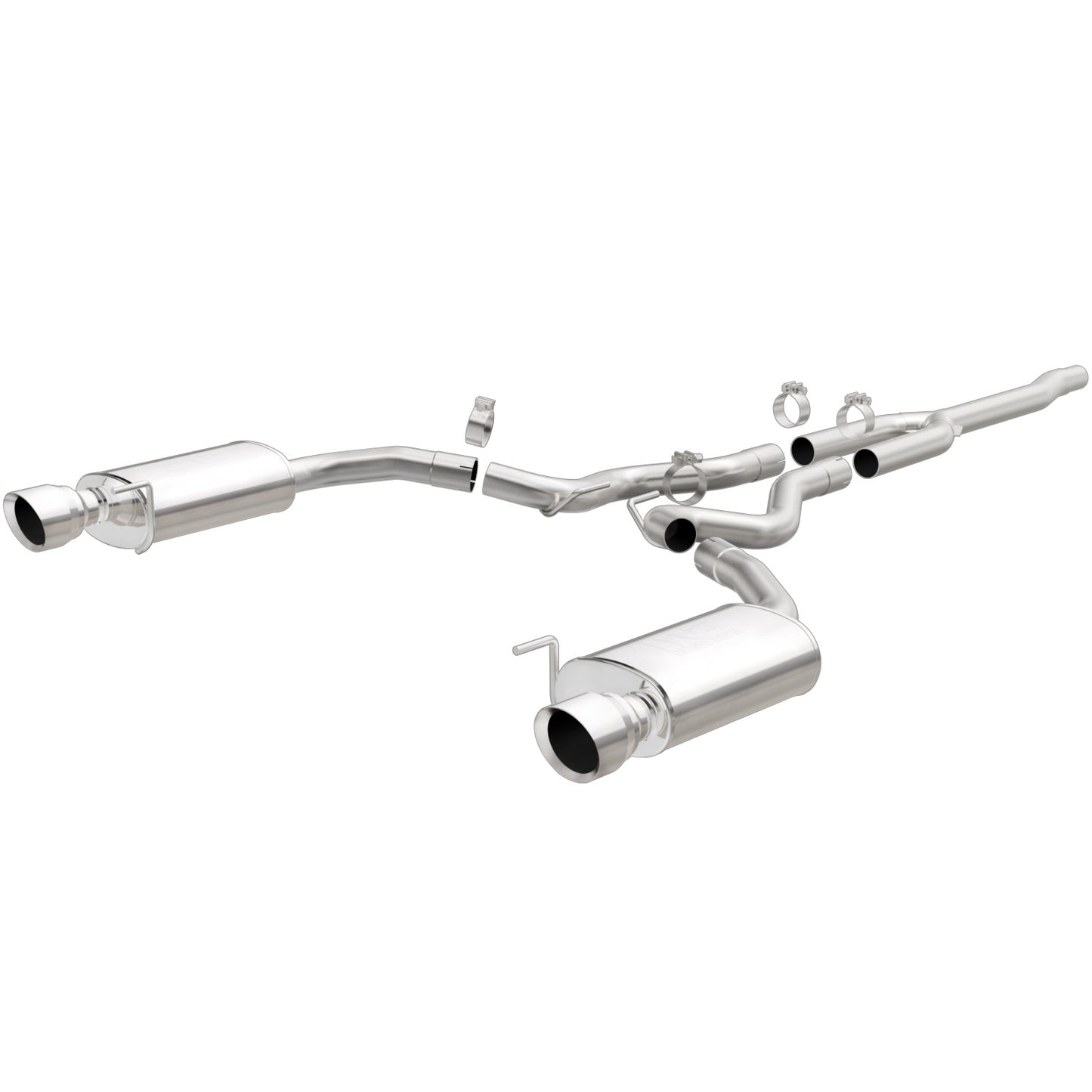 MagnaFlow 2015-2022 Ford Mustang Street Series Cat-Back Performance Exhaust System MAGNAFLOW-19097