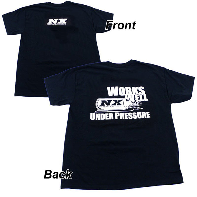 Nitrous Express LARGE BLACK NX Under Pressure T-Shirt NX-19111L