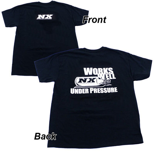 Nitrous Express LARGE BLACK NX Under Pressure T-Shirt NX-19111L