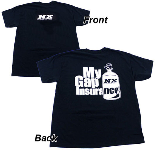 Nitrous Express LARGE BLACK NX Gap Insurance T-SHIRT NX-19112L