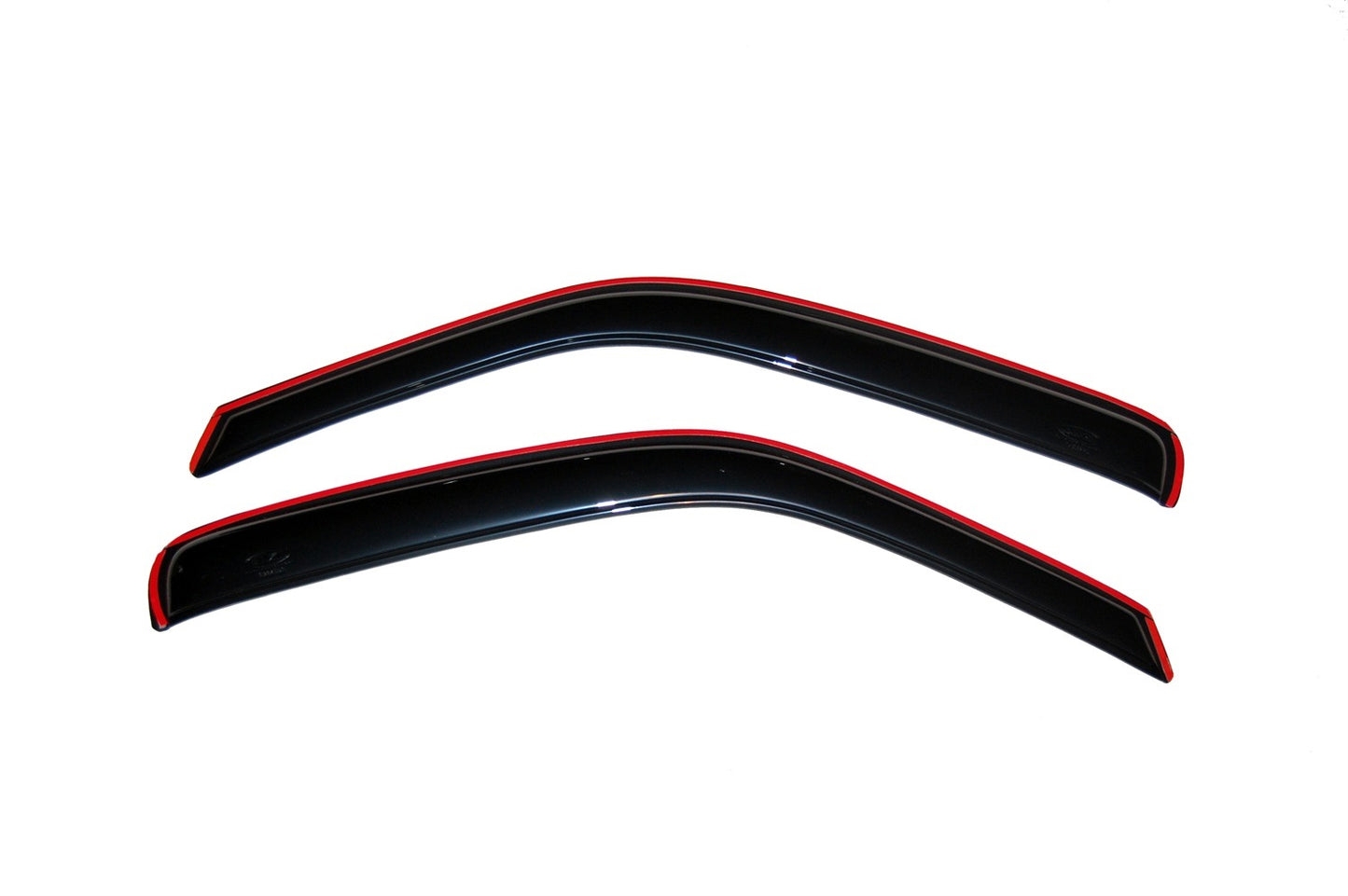 Auto Ventshade 192446 Ventvisor In-Channel Side Window Deflector 2 Pc Set For 19-23 Chev Silv/GMC Sierra 1500; 22 Silverado 1500 LTD 20-23 Chev Silv/Sierra 2500/3500 Standard Cab