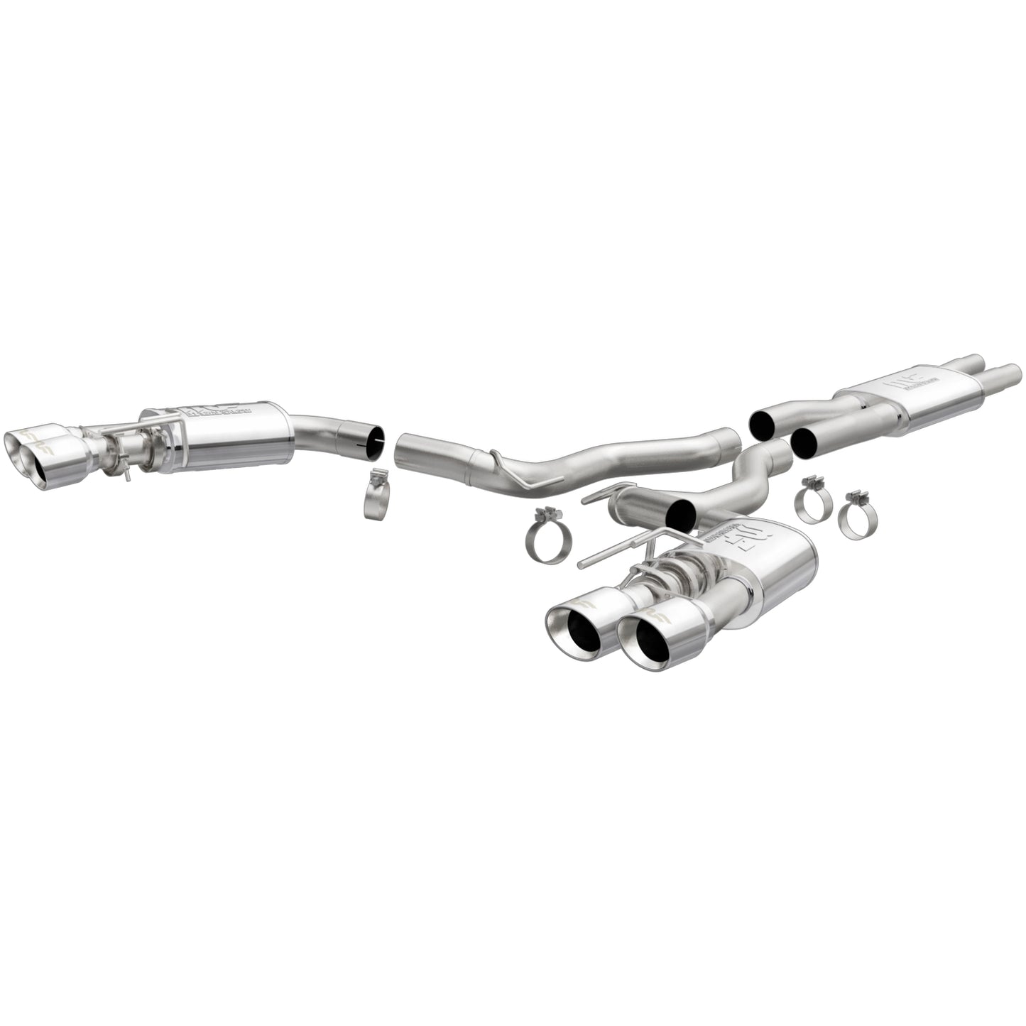 MagnaFlow 2018-2022 Ford Mustang Street Series Cat-Back Performance Exhaust System MAGNAFLOW-19370