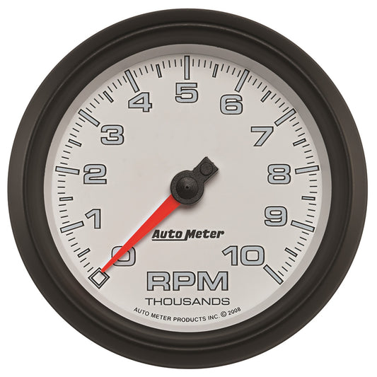 AutoMeter 3-3/8 in. TACHOMETER 0-10000 RPM WHITE PRO-CYCLE 19598
