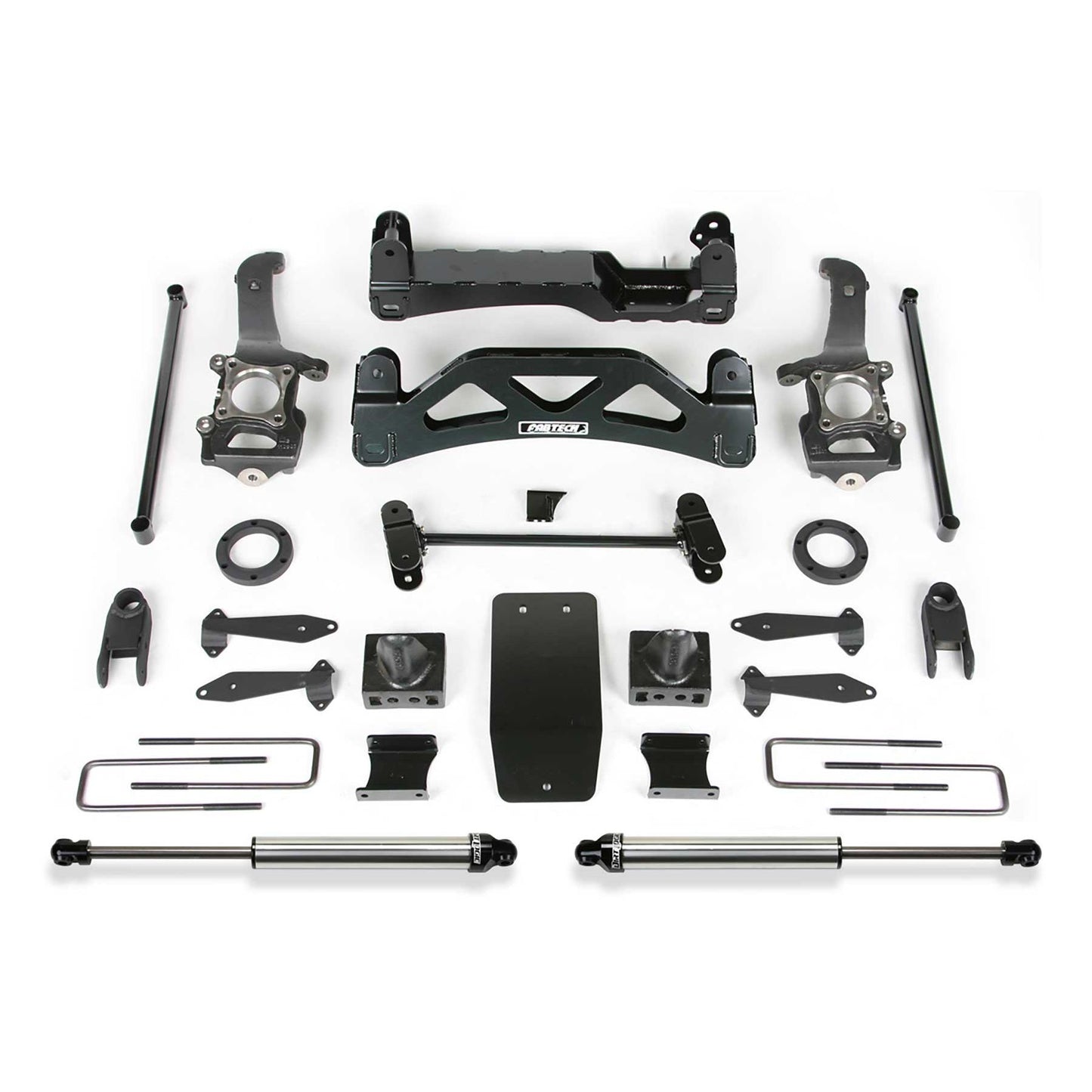 Fabtech 6" BASIC SYS W/FRT SHK EXTNS & RR DLSS 04-08 FORD F150 4WD V8 ONLY K2116DL