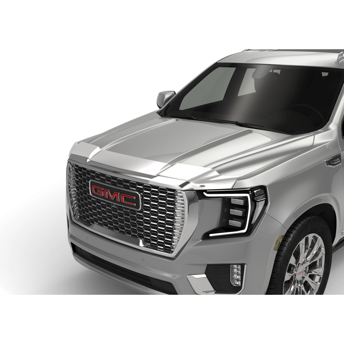 Auto Ventshade 622185 Aeroskin Flush Mount Chrome Hood Protector For 21-22 GMC Yukon/Yukon XL
