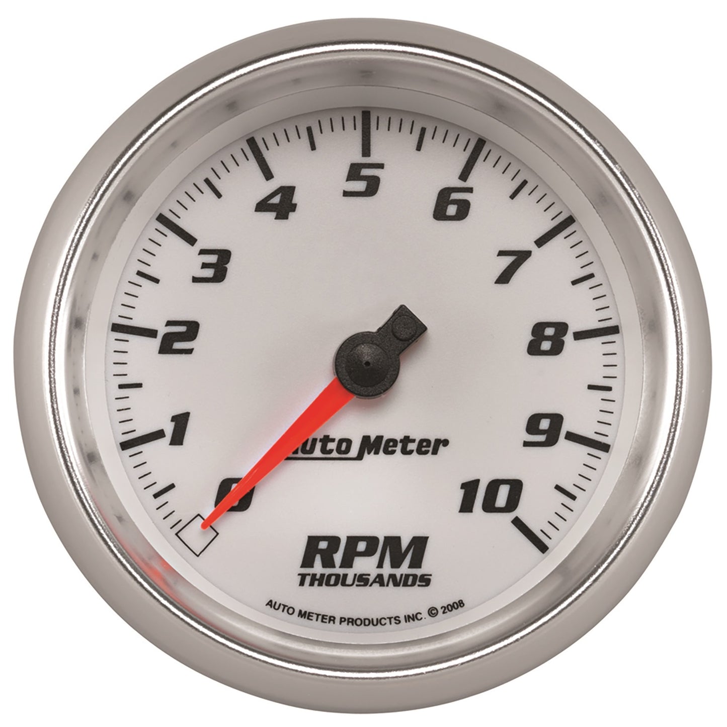 AutoMeter 3-3/8 in. TACHOMETER 0-10000 RPM WHITE PRO-CYCLE 19798