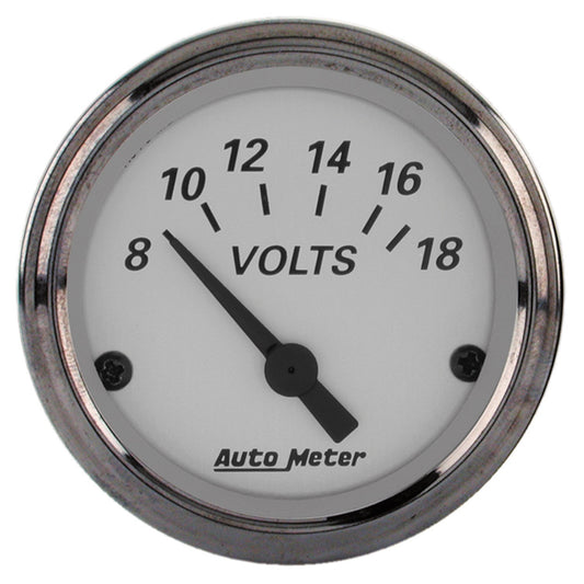 AutoMeter 2-1/16 in. VOLTMETER 8-18V AMERICAN PLATINUM 1992