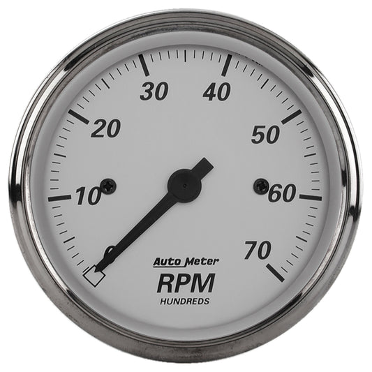AutoMeter 3-1/8 in. IN-DASH TACHOMETER 0-7000 RPM AMERICAN PLATINUM 1995