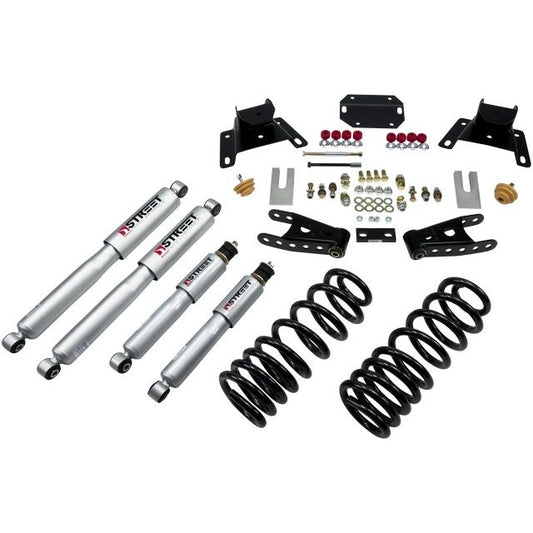 BELLTECH 926SP LOWERING KITS Front And Rear Complete Kit W/ Street Performance Shocks 1987-1996 Ford F150 (Ext Cab) 2 in. F/4 in. R drop W/ Street Performance Shocks