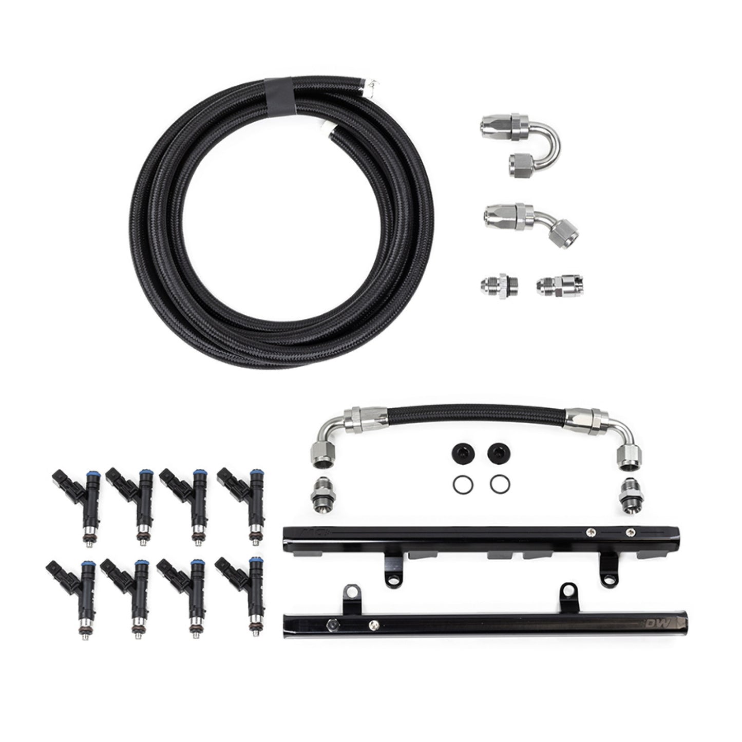 Deatschwerks LS1/LS6 Fuel Rail With Crossover ,780 cc Injectors & Return-Less Plumbing Kit DEW-7-201-OE-0780