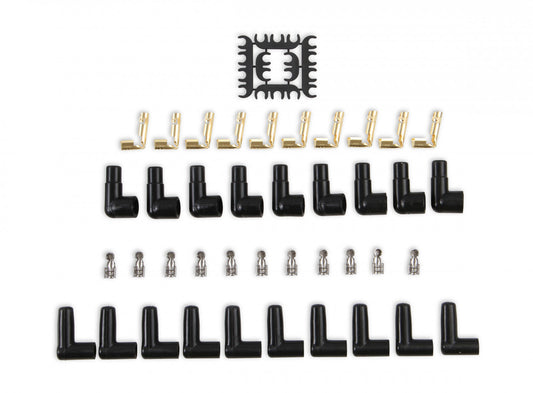 ACCEL Spark Plug Wire Set - Universal - 90 Deg White Ceramic Boots 9001C