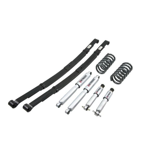 BELLTECH 800SP LOWERING KITS Front And Rear Complete Kit W/ Street Performance Shocks 1998-2003 Dodge Durango 2 in. F/2 in. R drop W/ Street Performance Shocks