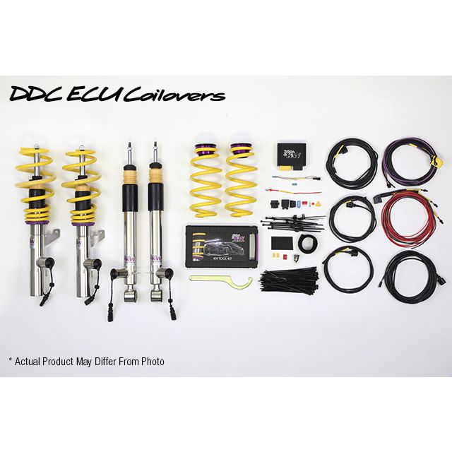 KW Suspensions 39010048 KW DDC ECU Coilover Kit - Audi A3 (8V) 2WD 1.8T